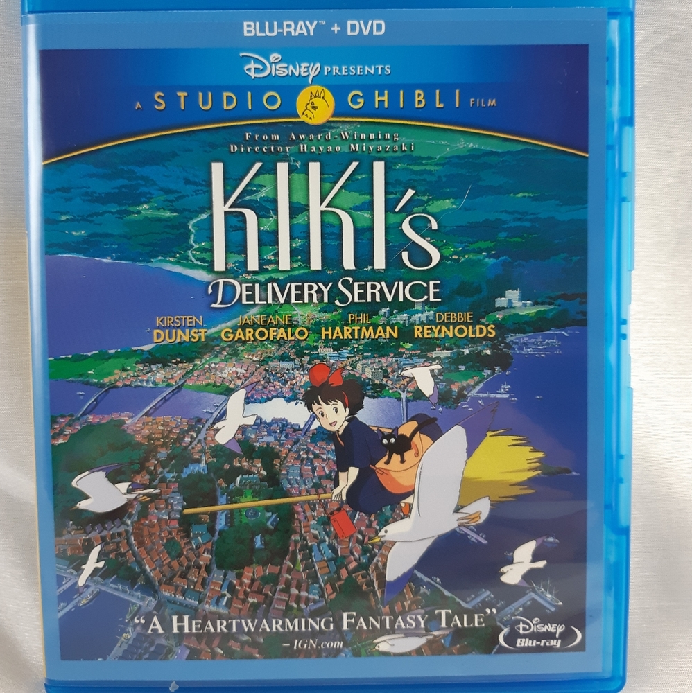 DISNEY/GHIBLI Kiki's Delivery Service BluRay/DVD